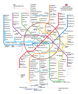 Станции метро внутри МКАД